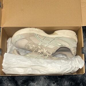 Beige ASICS Athletic Sneakers